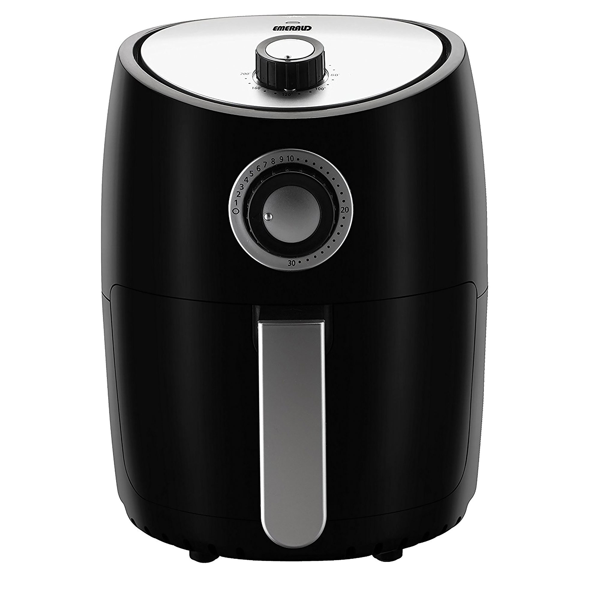 Emerald 5.2 Liter Air Fryer with Digital LED Touch Display, Removable Basket,  1800 Watts, Black in the Air Fryers department at