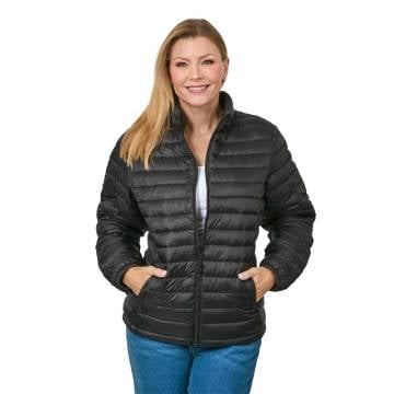 Ladies Puffer Jacket - Black