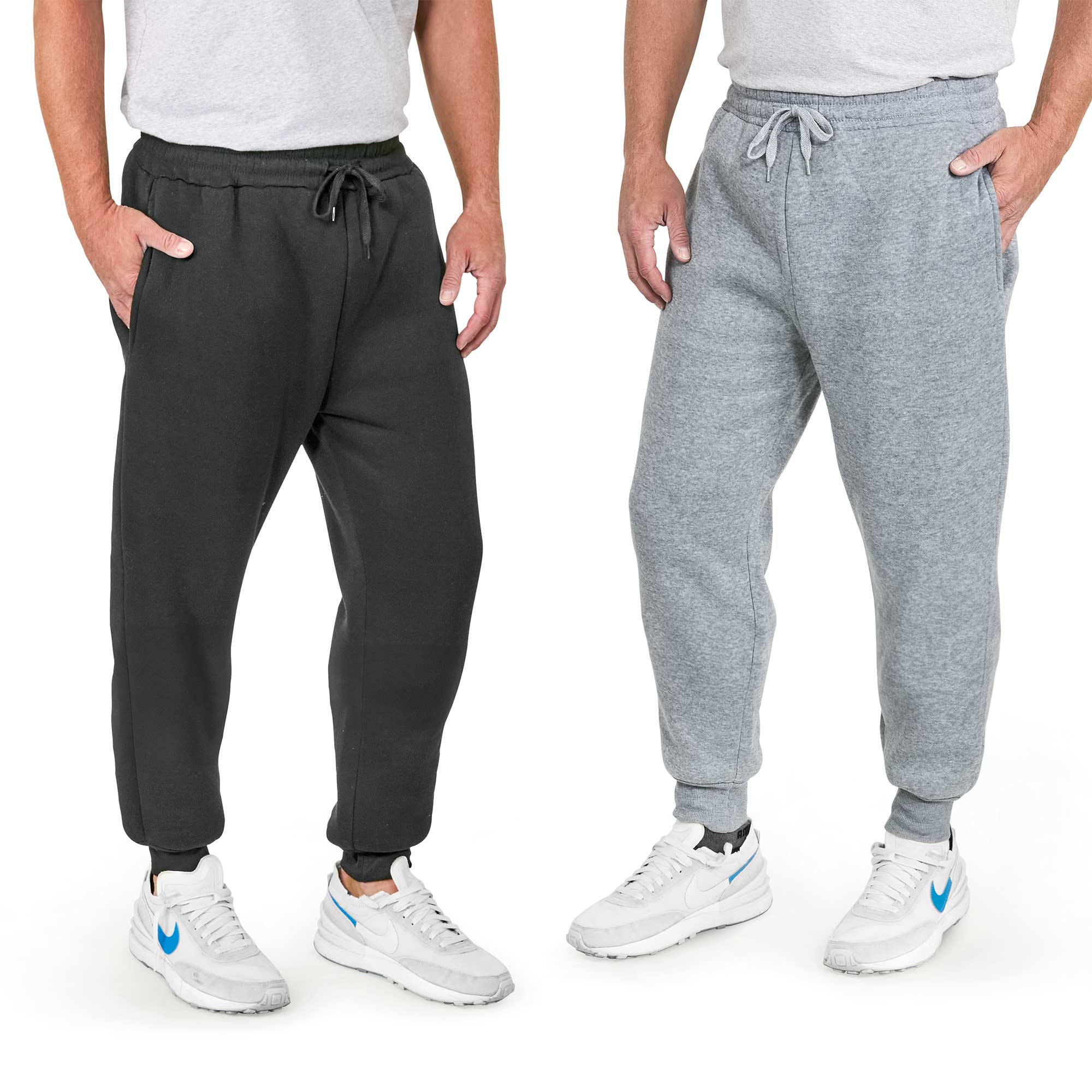 Men's Sherpa Lined Joggers - 2 Pack