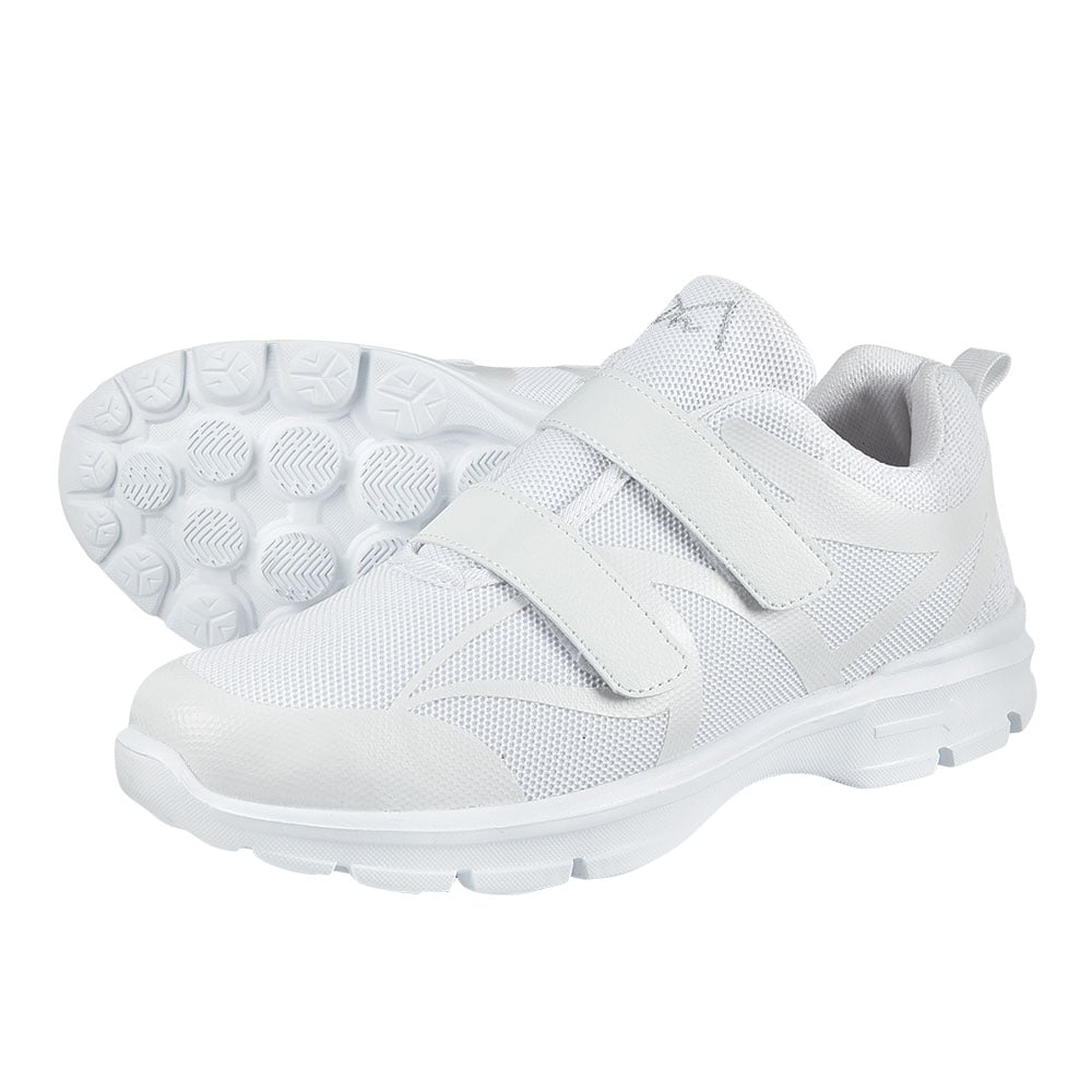 womens white velcro tennis shoes