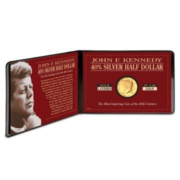 American Coin Treasures JFK Half Dollar - Gold Layered