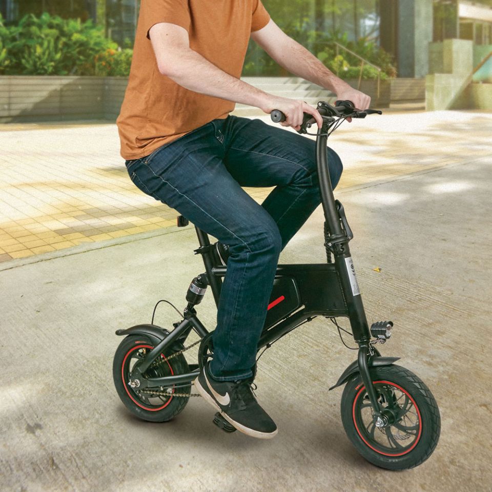 glare wheels urban folding pedal bike