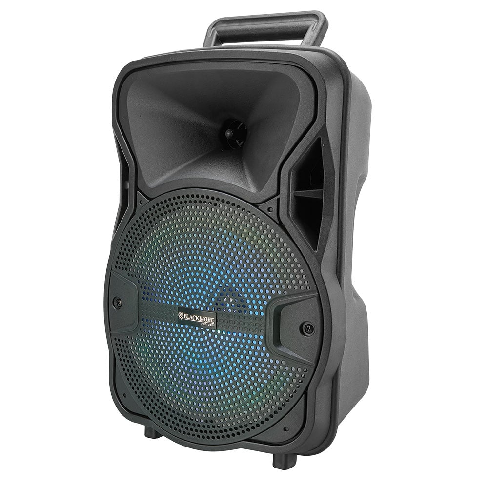 blackmore 900w bluetooth led battery powered speaker