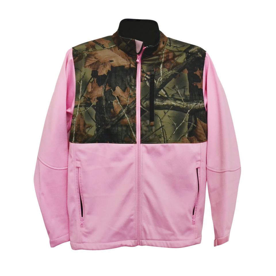 pink camo coat for women